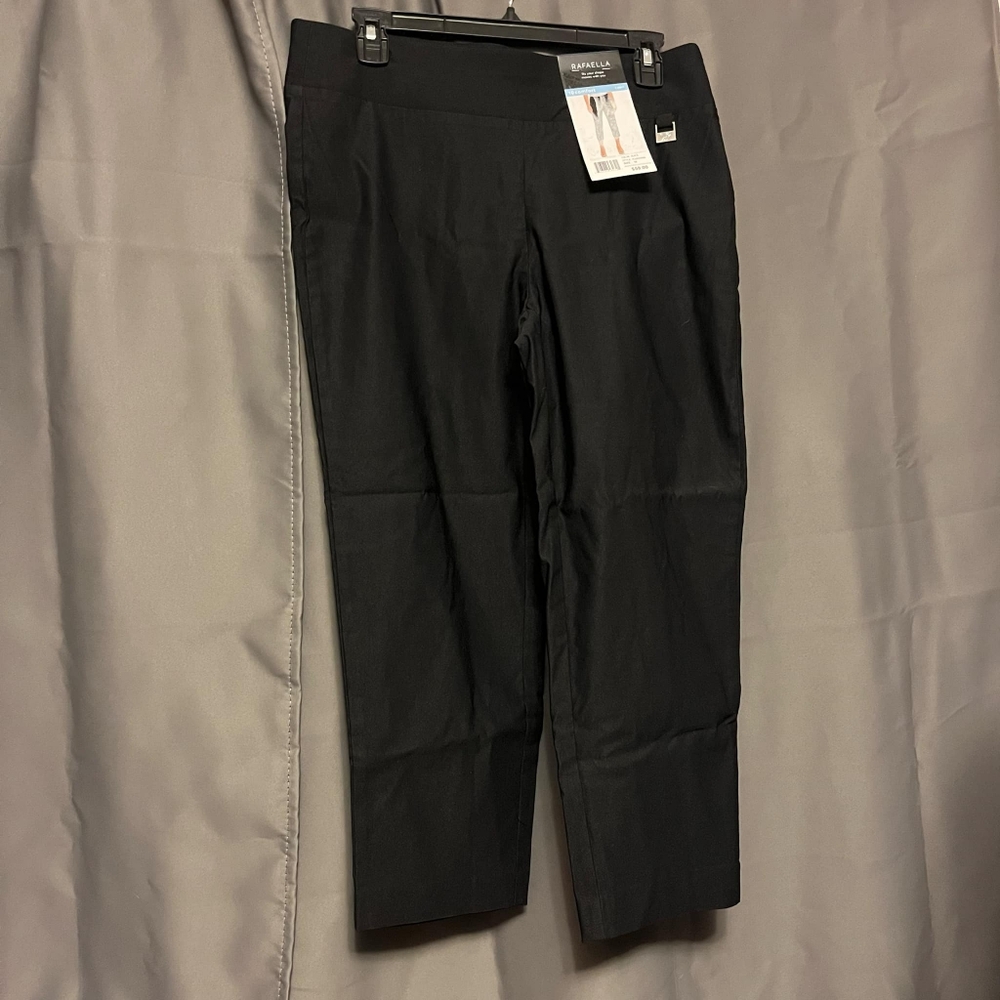 Rafaella 10 Comfort Super Stretch Black Capris